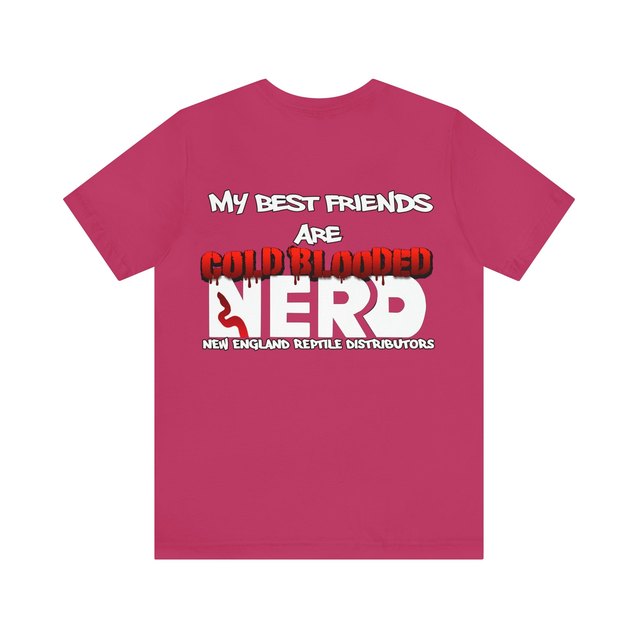 Classic NERD "My Best Friends Are Cold Blooded" Jersey Tee