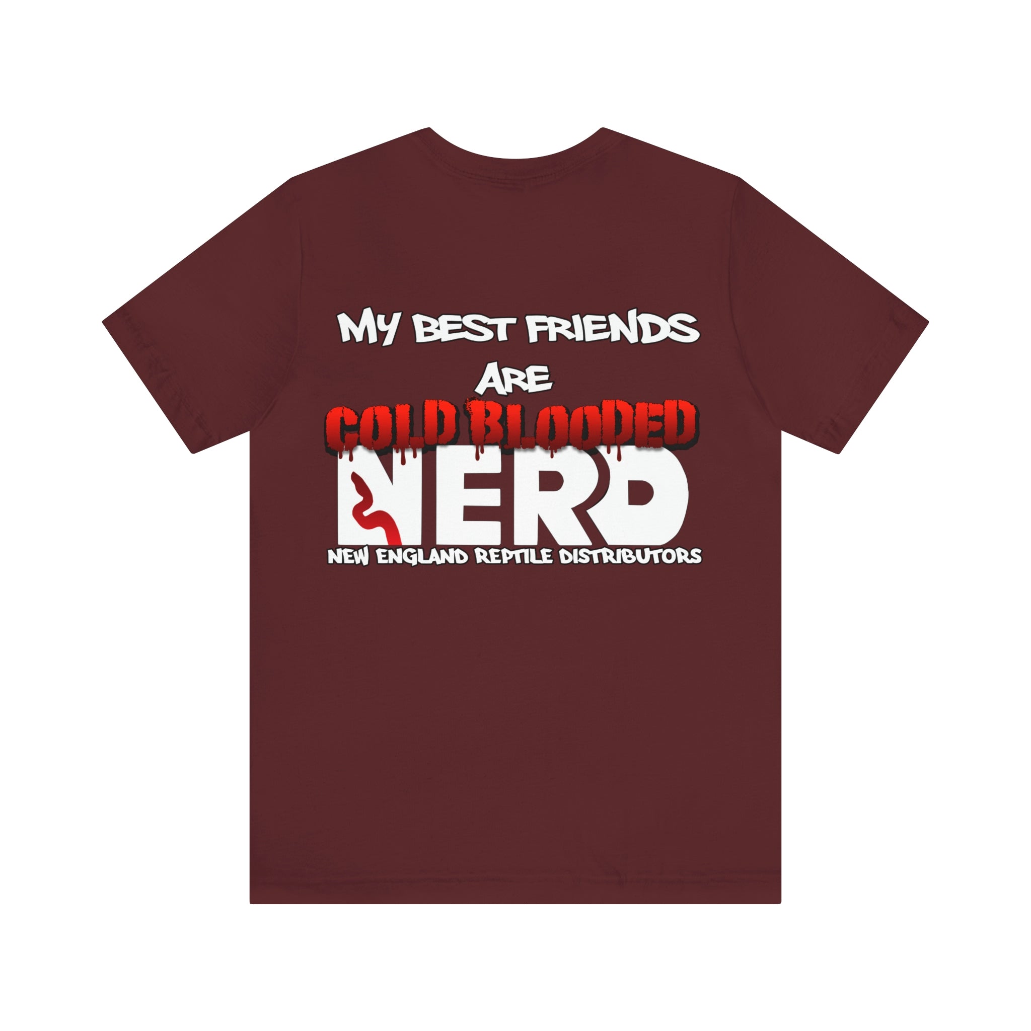 Classic NERD "My Best Friends Are Cold Blooded" Jersey Tee