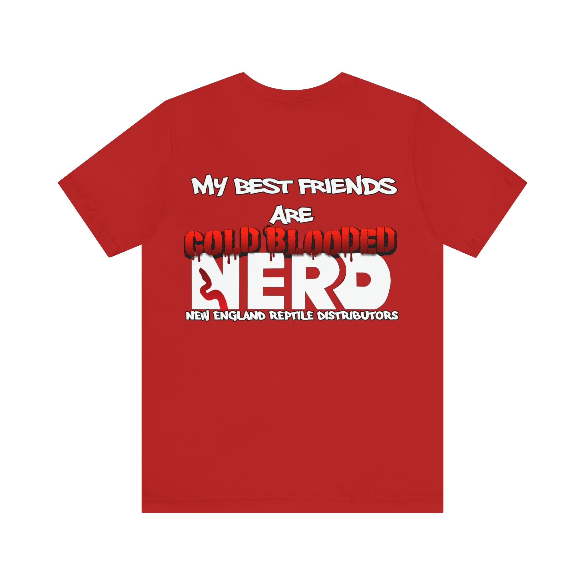 Classic NERD "My Best Friends Are Cold Blooded" Jersey Tee