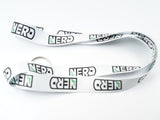 Load image into Gallery viewer, NERD Classic Lanyard- White