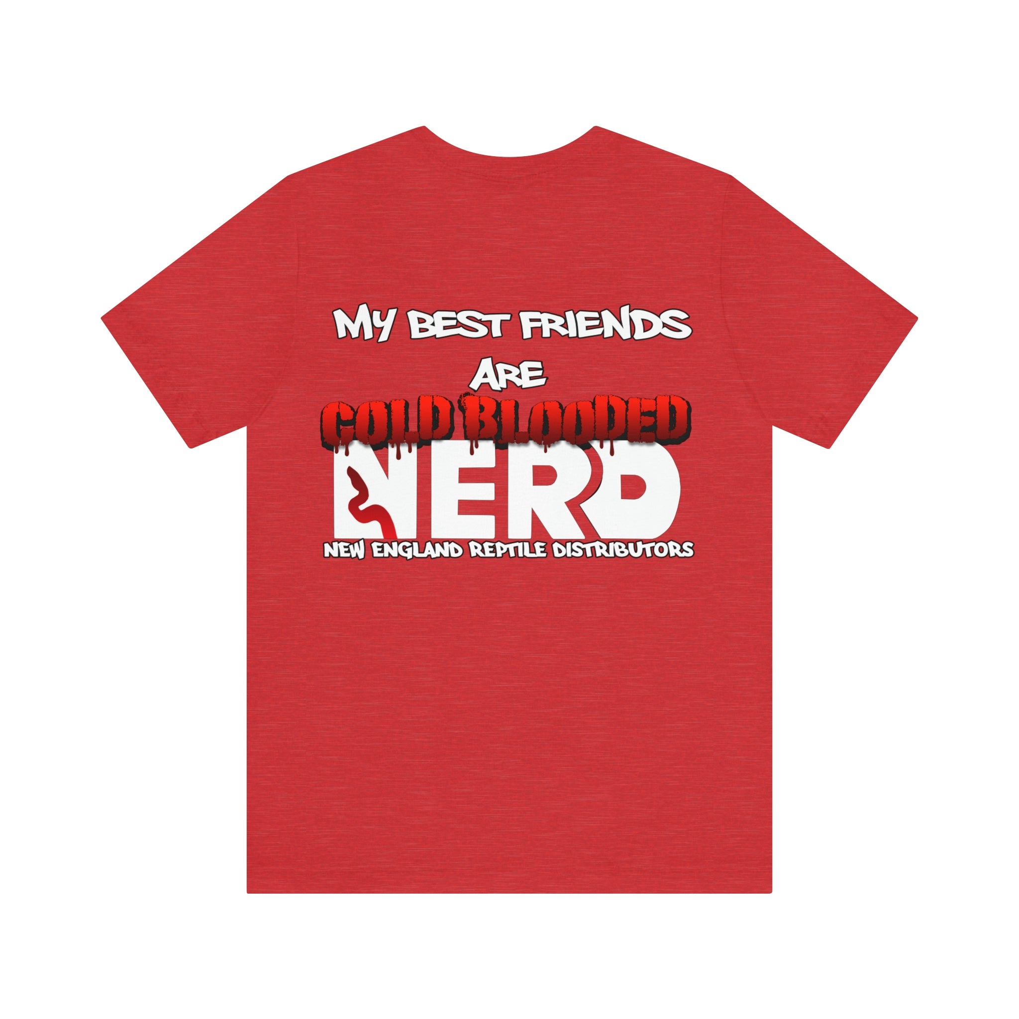 Classic NERD "My Best Friends Are Cold Blooded" Jersey Tee