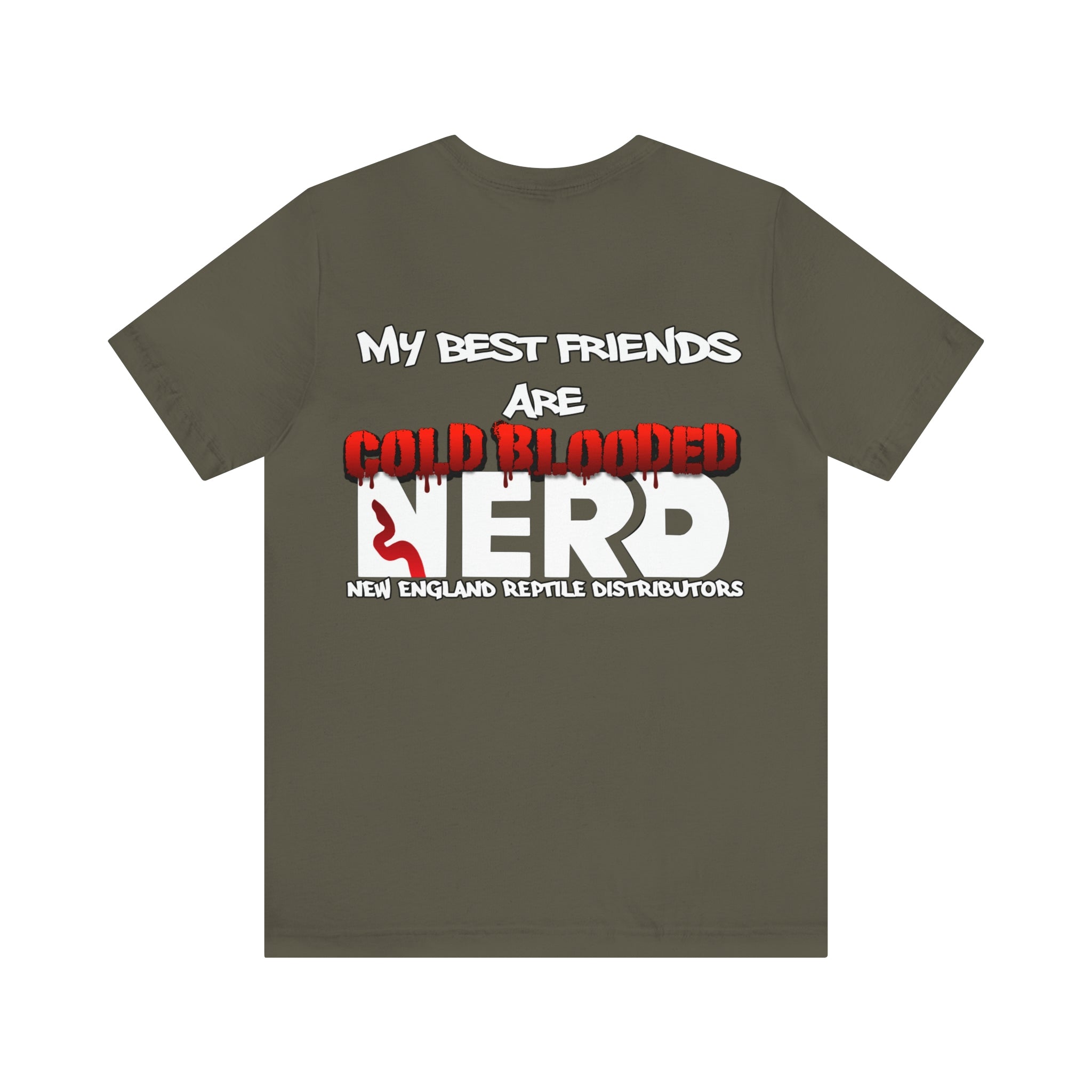 Classic NERD "My Best Friends Are Cold Blooded" Jersey Tee