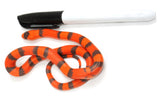 Load image into Gallery viewer, 2023 Male Hypo Het Albino Possible Het Anerythristic Honduran Milk Snake