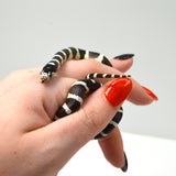 Load image into Gallery viewer, &quot;Beetlejuice&quot; 2024 Unsexed Black and White Banded California King Snake