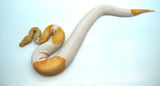Load image into Gallery viewer, Albino Male Pied Kosmos Ball Python