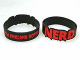 Load image into Gallery viewer, Red &amp; Black Die Cut New England Reptile Wristbands